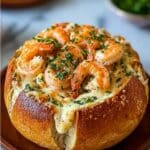 Stuffed Seafood Soup Bread Bowl Recipe
