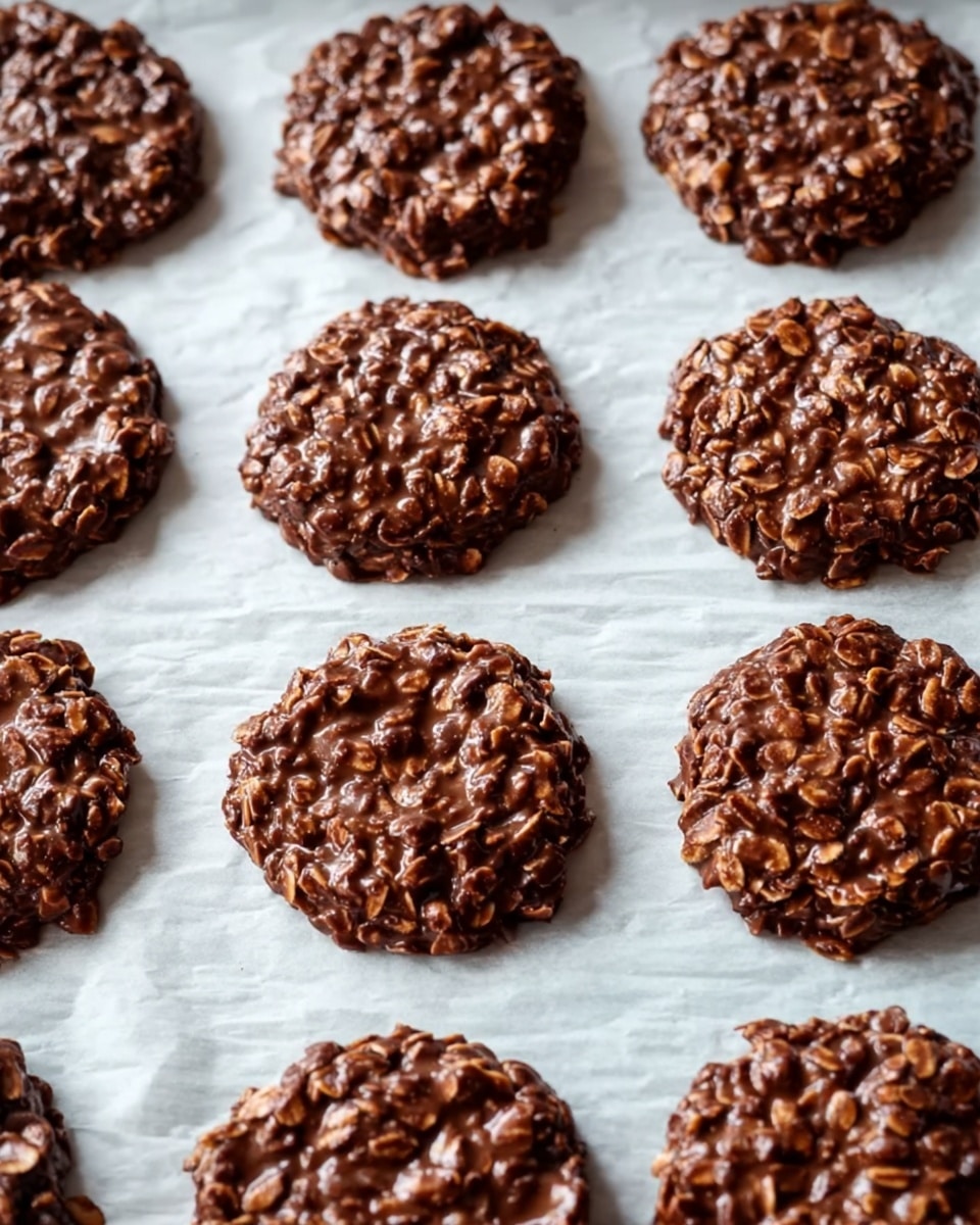 No Bake Chocolate Peanut Butter Oatmeal Cookies – Easy & Delicious