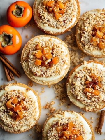 Persimmon Brioche Buns with Cream Cheese and Spiced Persimmon Filling Recipe