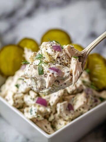 Savory Dill Pickle Chicken Salad Recipe