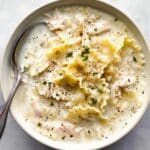 Creamy White Chicken Lasagna Soup Recipe