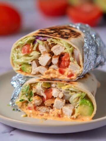 Chipotle Ranch Grilled Chicken Burrito Recipe
