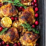 Baked Cranberry Chicken with Rosemary Recipe
