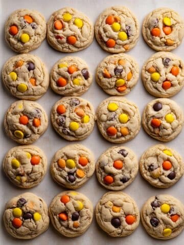 Reese's Pieces Peanut Butter Cookies Recipe
