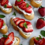 Strawberry and Goat Cheese Crostini Recipe