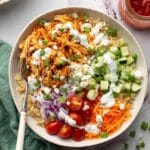 Buffalo Chicken Rice Bowls Recipe