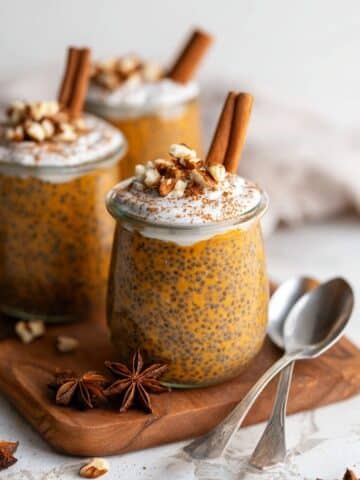 Higher Protein Pumpkin Chia Pudding Recipe