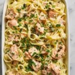 Healthier Smoked Salmon Linguine Recipe