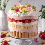 Strawberry Banana Pudding with Whipped Cream and Nilla Wafers Recipe