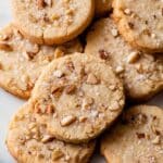 Easy Maple Pecan Shortbread Cookies Recipe