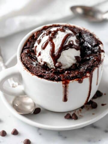 Vegan Chocolate Mug Cake Recipe