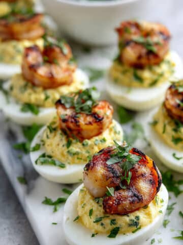 Cajun Shrimp Deviled Eggs Recipe