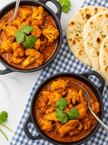 Slow Cooker Butter Chicken with Cauliflower and Coconut Milk Recipe
