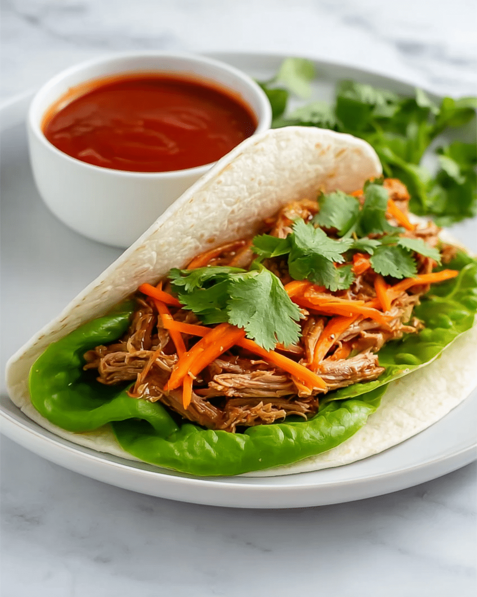Sweet Chili Chicken Wraps Recipe