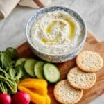 2-Ingredient Healthy Cottage Cheese Ranch Dip Recipe