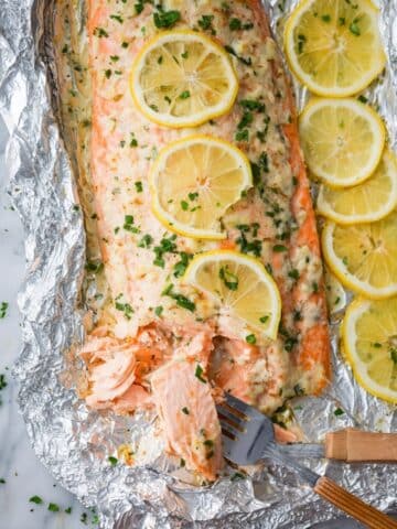 Oven Baked Salmon with Lemon and Honey Recipe