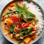 Thai Red Curry with Chicken and Butternut Squash Recipe