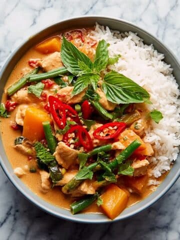 Thai Red Curry with Chicken and Butternut Squash Recipe