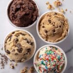 The BEST Protein Cookie Dough (4 Flavor Options) Recipe