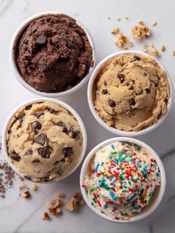 The BEST Protein Cookie Dough (4 Flavor Options) Recipe
