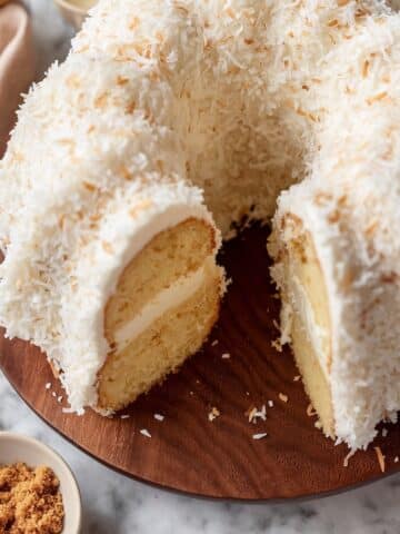 Tom Cruise Coconut Cake Copycat: White Chocolate Coconut Bundt Cake Recipe