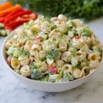 Creamy Ranch Protein Pasta Salad Recipe