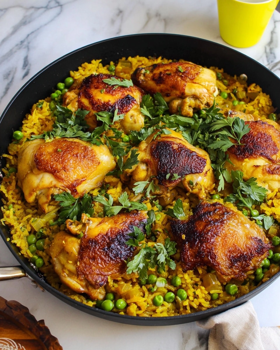 Tahini Rice Chicken with Turmeric Rice and Tahini Sauce - Flavorful & Easy Dinner