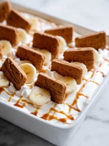 Biscoff Banana Pudding with Dulce de Leche Recipe