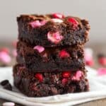 Valentine's Day Brownies with M&M's and Chocolate Chips Recipe