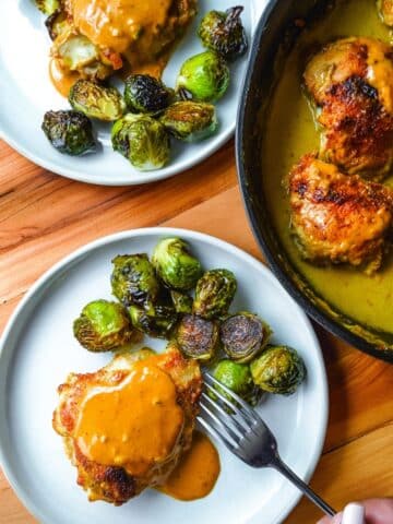 Cast Iron Honey Mustard Chicken Thighs Recipe