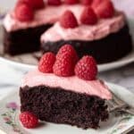 Chocolate Cake with Raspberry Cream Cheese Frosting Recipe
