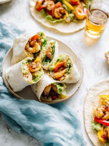 Grilled Shrimp Fajita Wraps Recipe