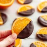 Candied Orange Slices with Dark Chocolate and Ginger Recipe