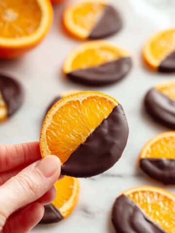 Candied Orange Slices with Dark Chocolate and Ginger Recipe