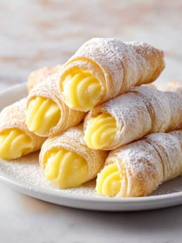 Italian Custard Horns (Cannoncini) Recipe