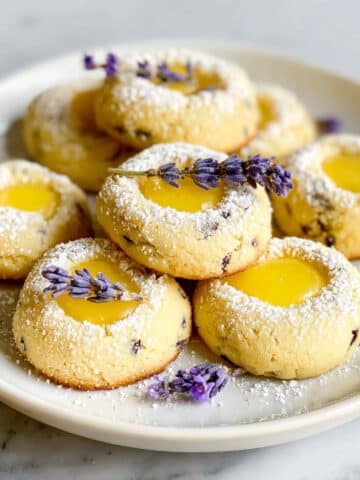 Lavender Lemon Curd Cookies Recipe