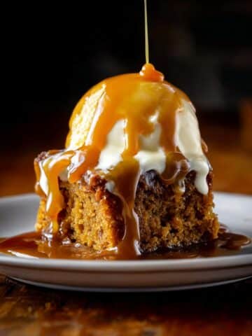 Sticky Toffee Pudding with Rich Toffee Sauce Recipe