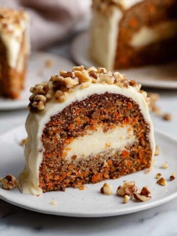 Cheesecake Stuffed Carrot Bundt Cake Recipe