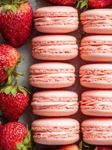Strawberry Macarons Recipe