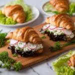 Deluxe Egg Salad Croissant Sandwich Recipe