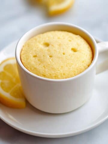 Lemon Mug Cake Recipe