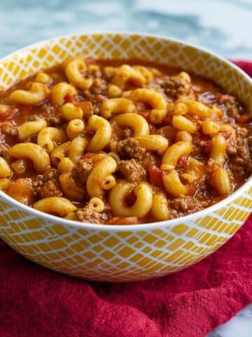 Beef Macaroni Soup Recipe