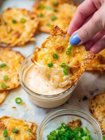 Parmesan Onion Ring Chips Recipe