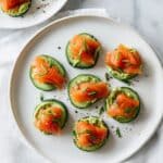 Smoked Salmon, Avocado and Cucumber Bites Recipe