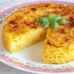 Fried Spaghetti Frittata Recipe