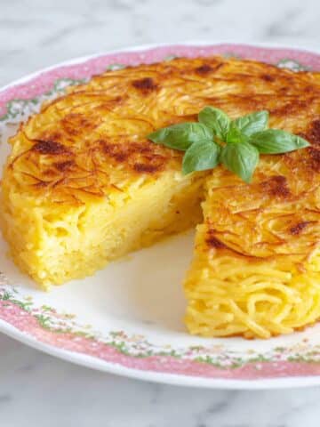 Fried Spaghetti Frittata Recipe