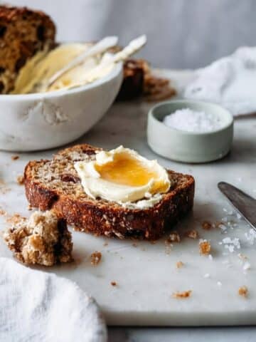 Soda Bread with Milk Chocolate and Salted Honey Butter Recipe