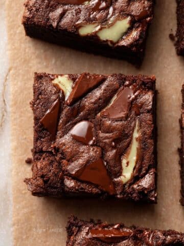 Double Chocolate Mint Brownies Recipe