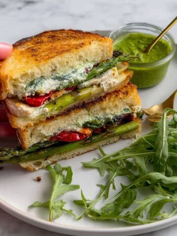 Asparagus and Goat Cheese Panini Recipe