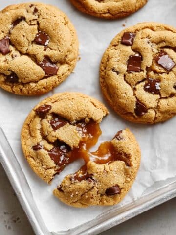 Salted Caramel Chocolate Chip Cookies Recipe